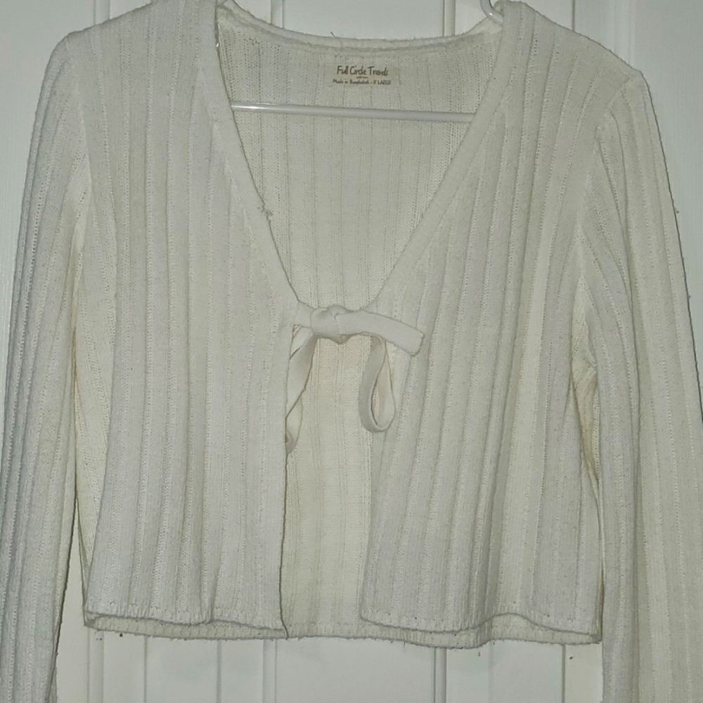 Full Circle Trends Crop Top Sweater
